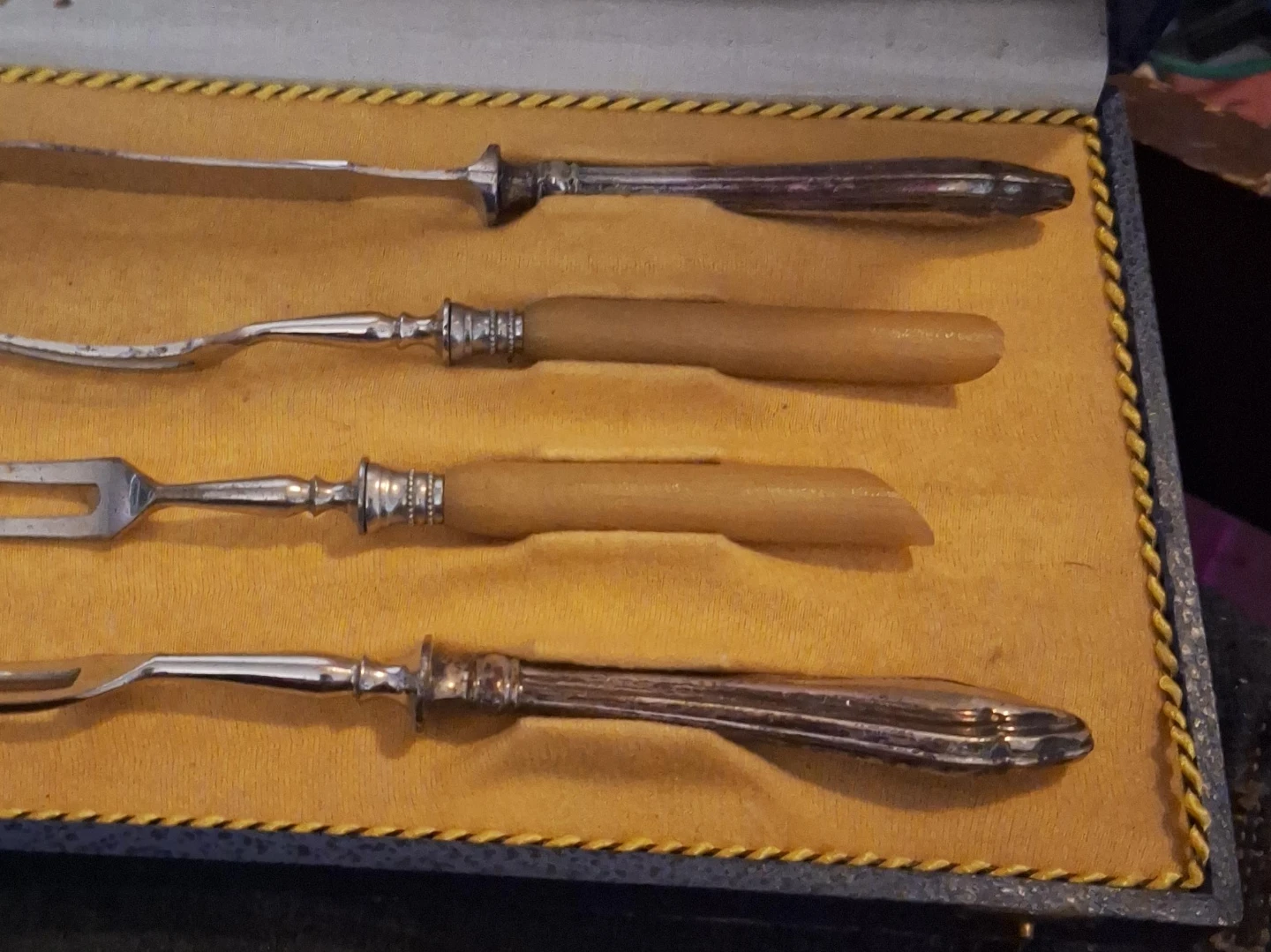 Vintage Silver Plated Serving Utensil Set