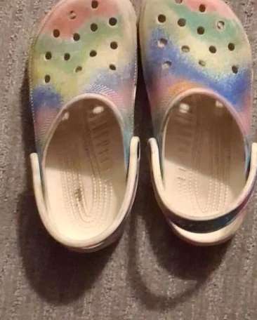 Crocs Rainbow Tie-Dye Clogs