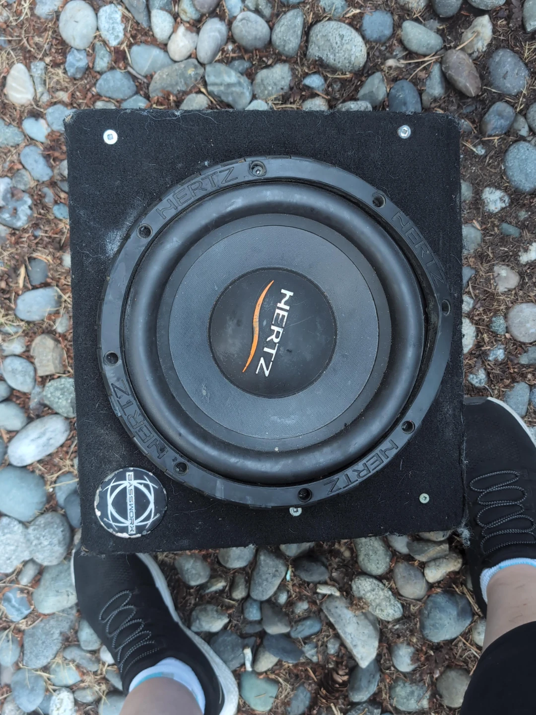 Hertz Car Subwoofer in Bassworx Enclosure
