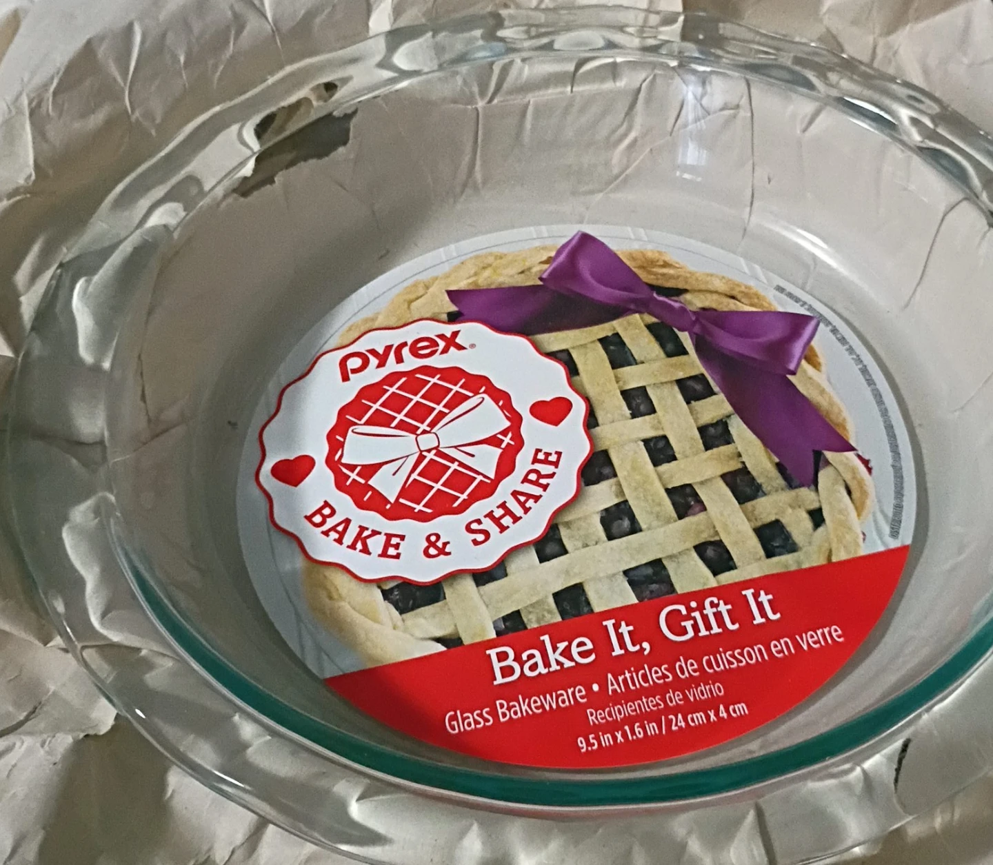 Pyrex Glass Pie Dish
