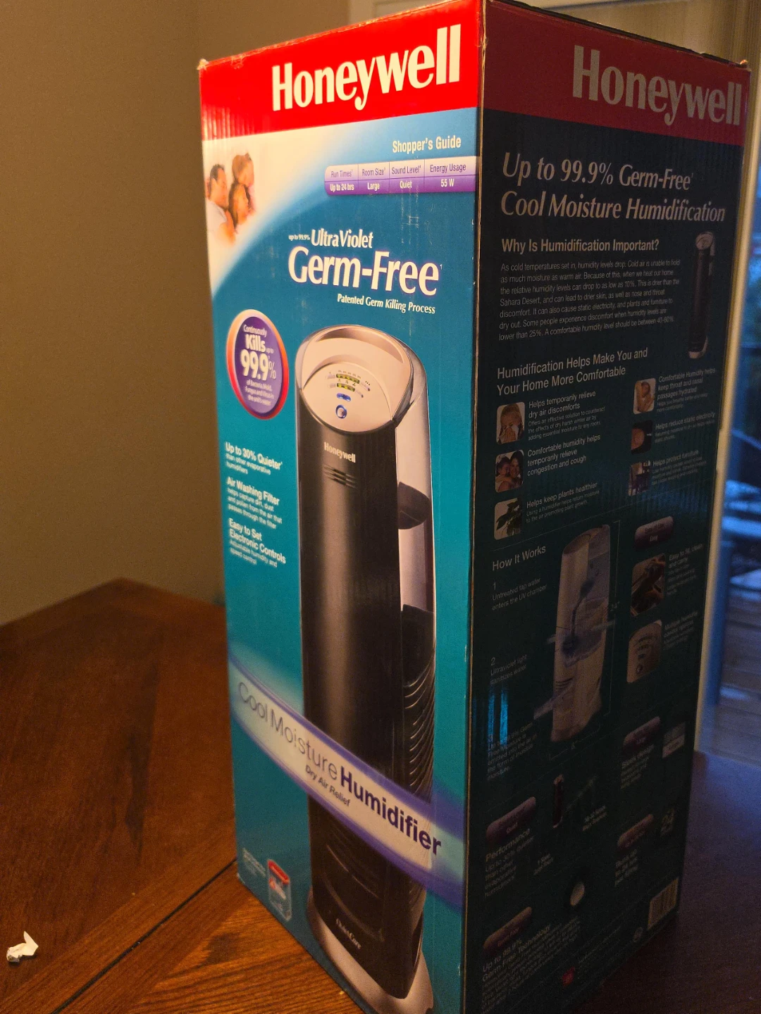 Honeywell Germ-Free Cool Moisture Humidifier