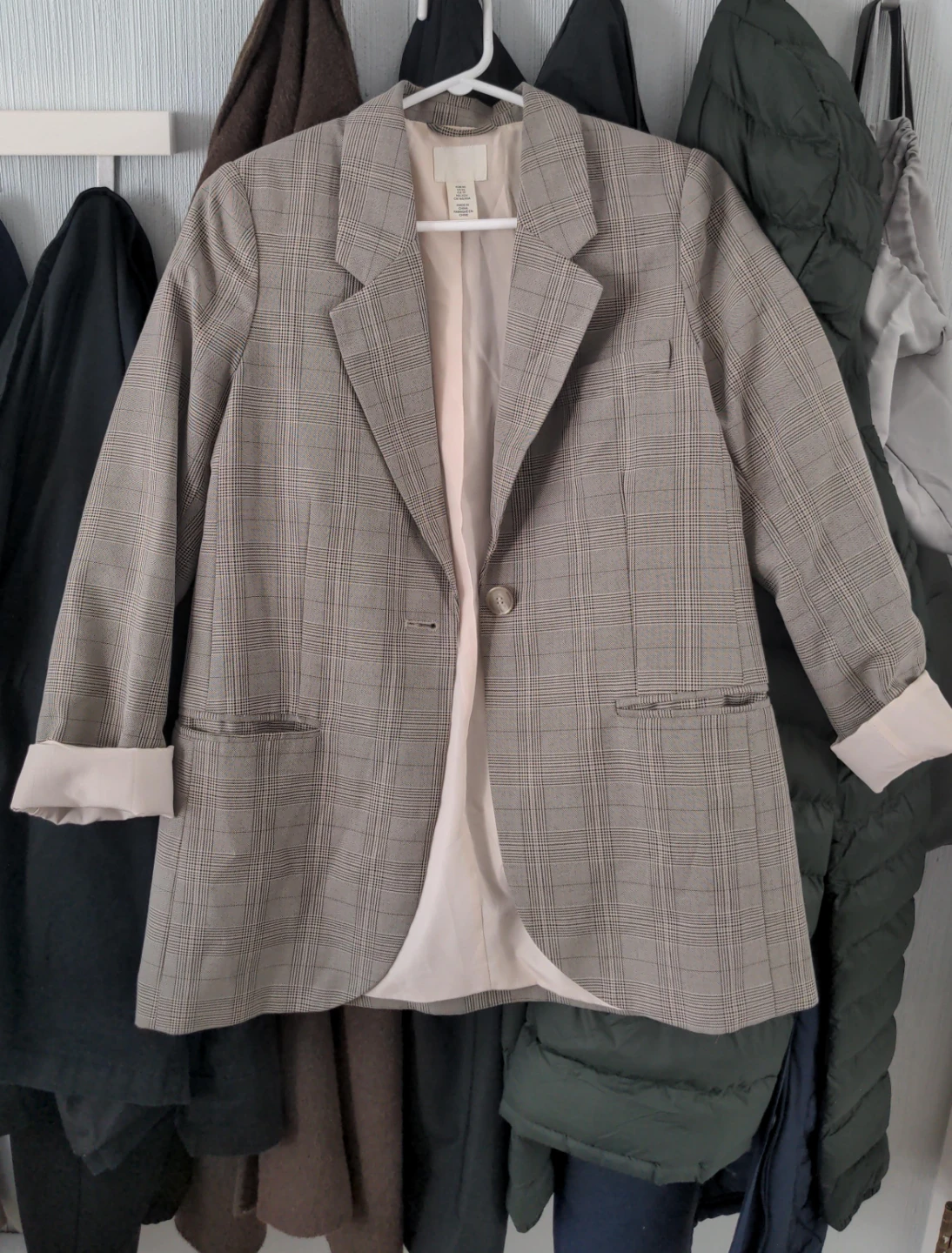 H&M Plaid Blazer - XS