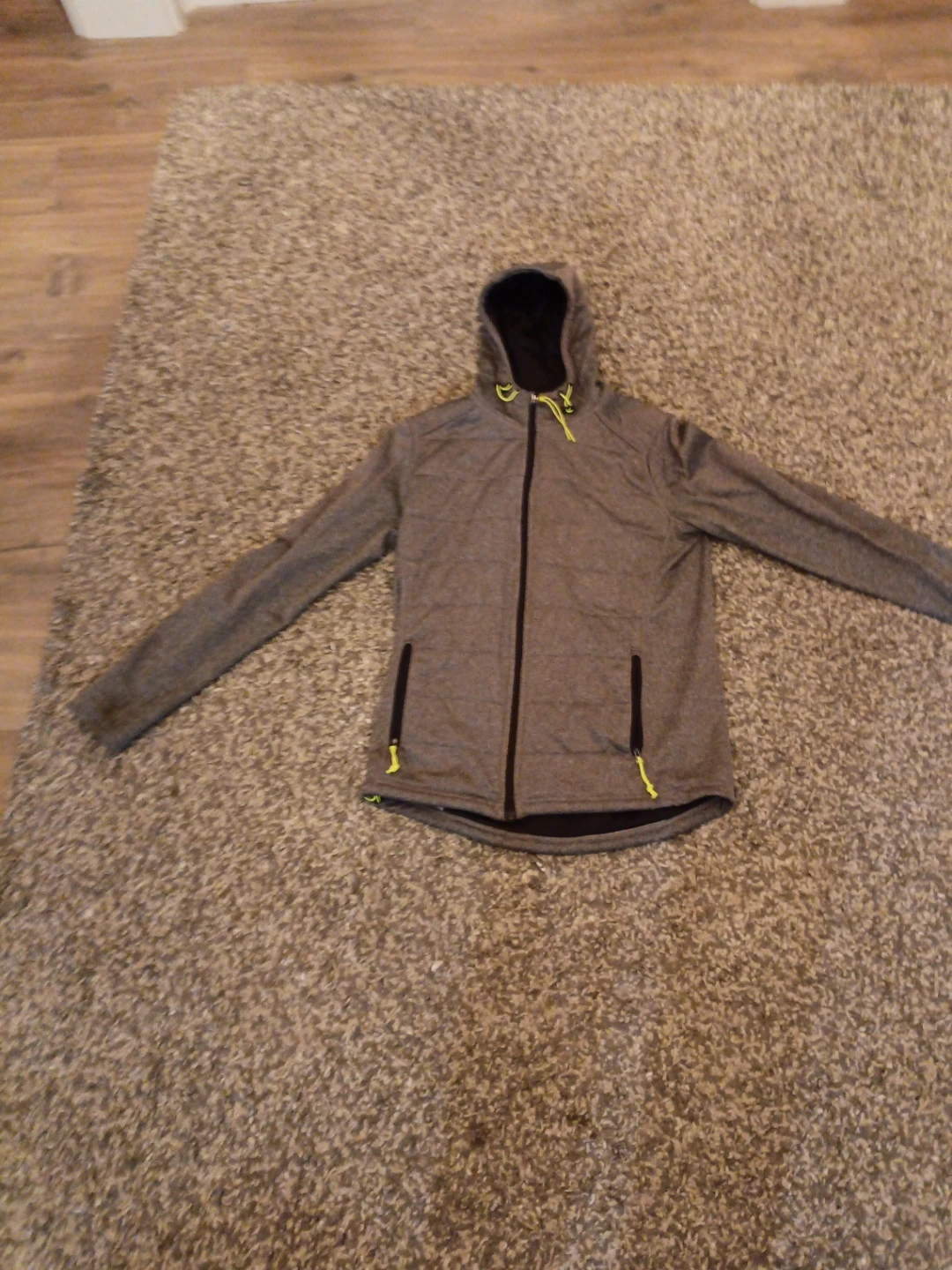 Athletic Works Grey Full-Zip Hoodie