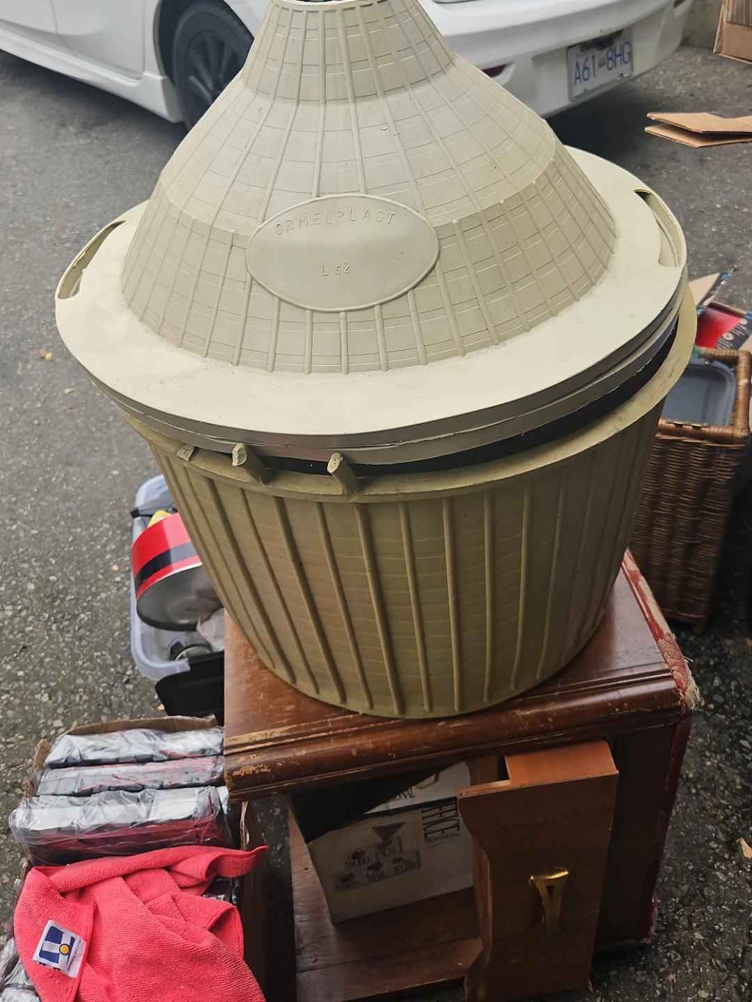 Ormelplast L.54 Carboy with Protective Case
