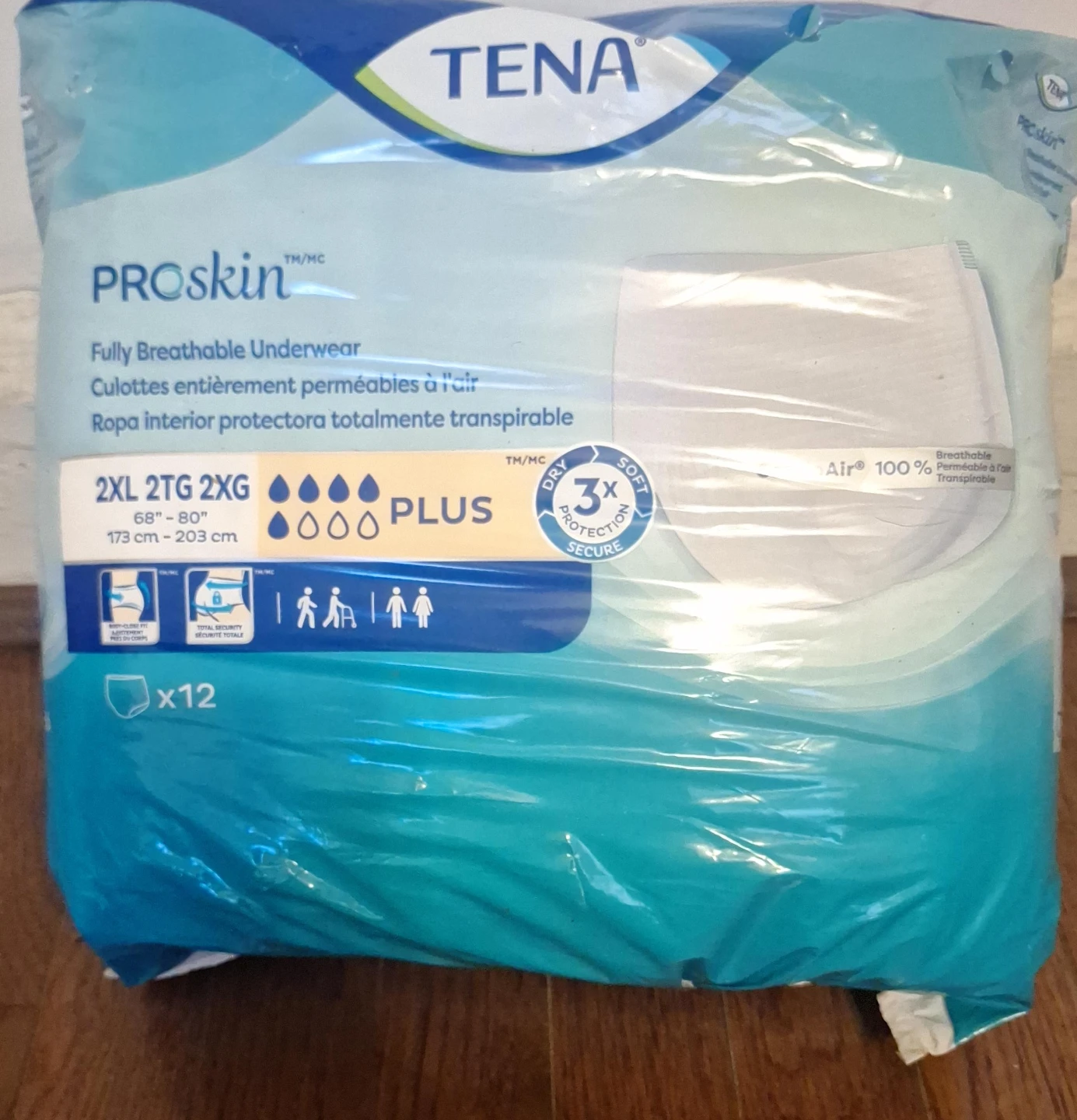 TENA ProSkin Fully Breathable Underwear 2XL