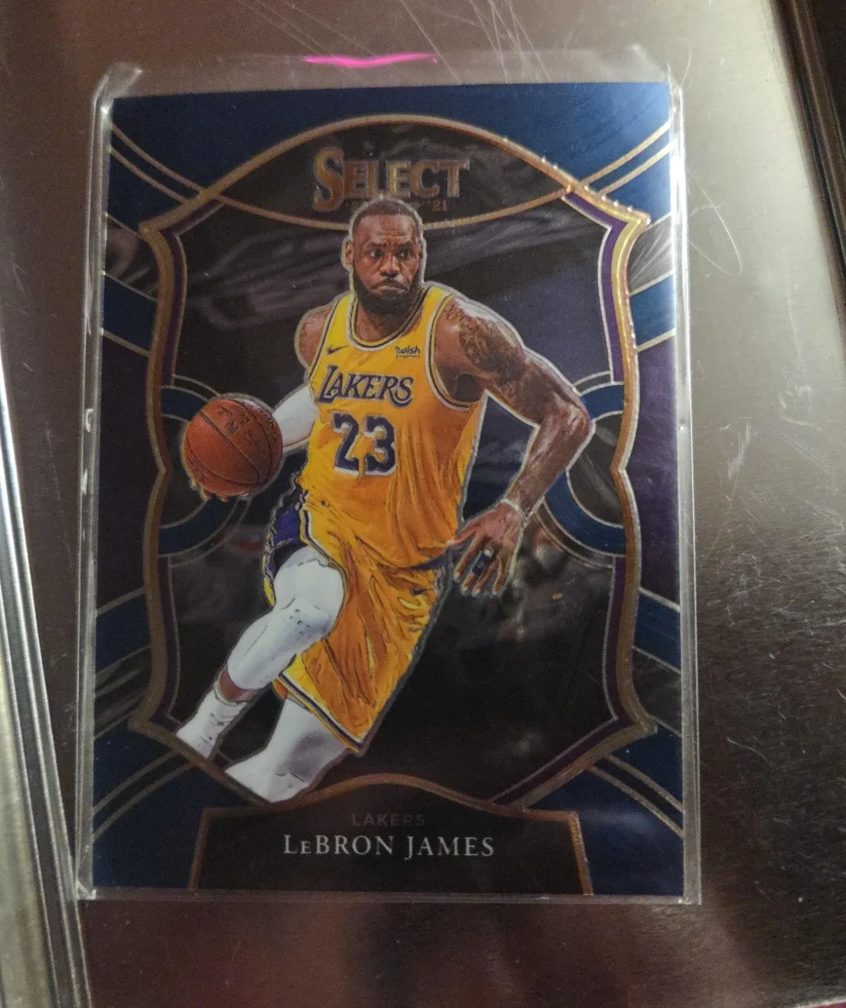 2020-21 Panini Select LeBron James Basketball Card