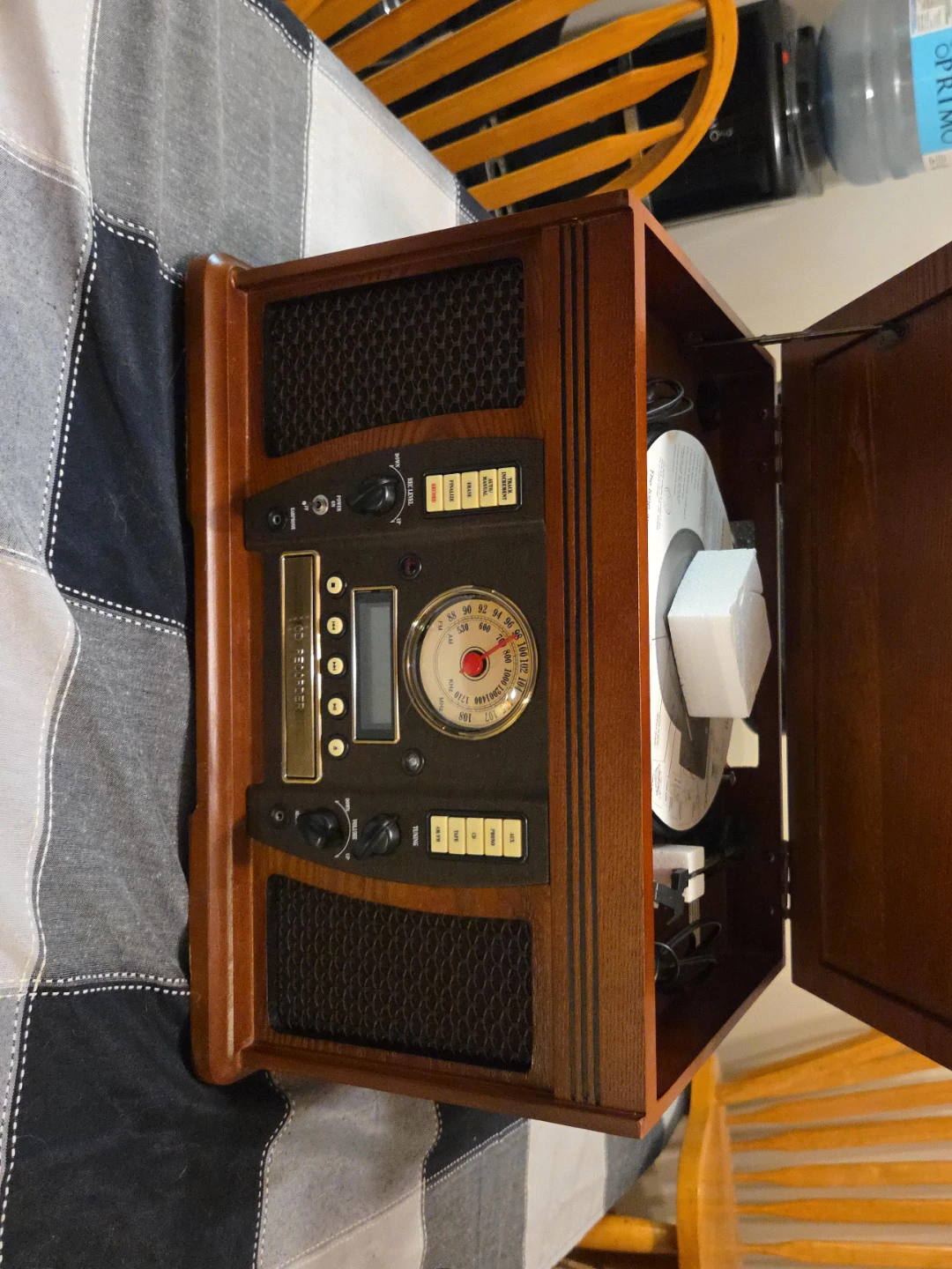 Crosley Wooden CD Recorder and Turntable