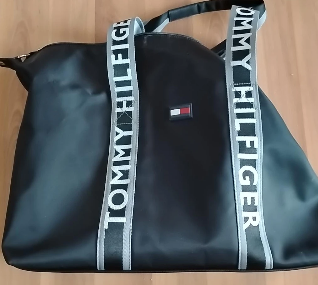 Tommy Hilfiger Black Duffle Bag