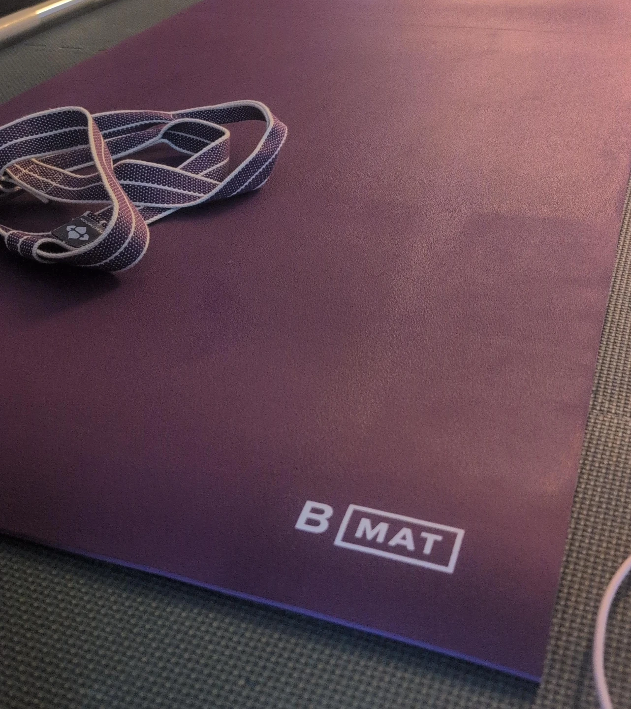 B Mat Yoga Mat with Strap