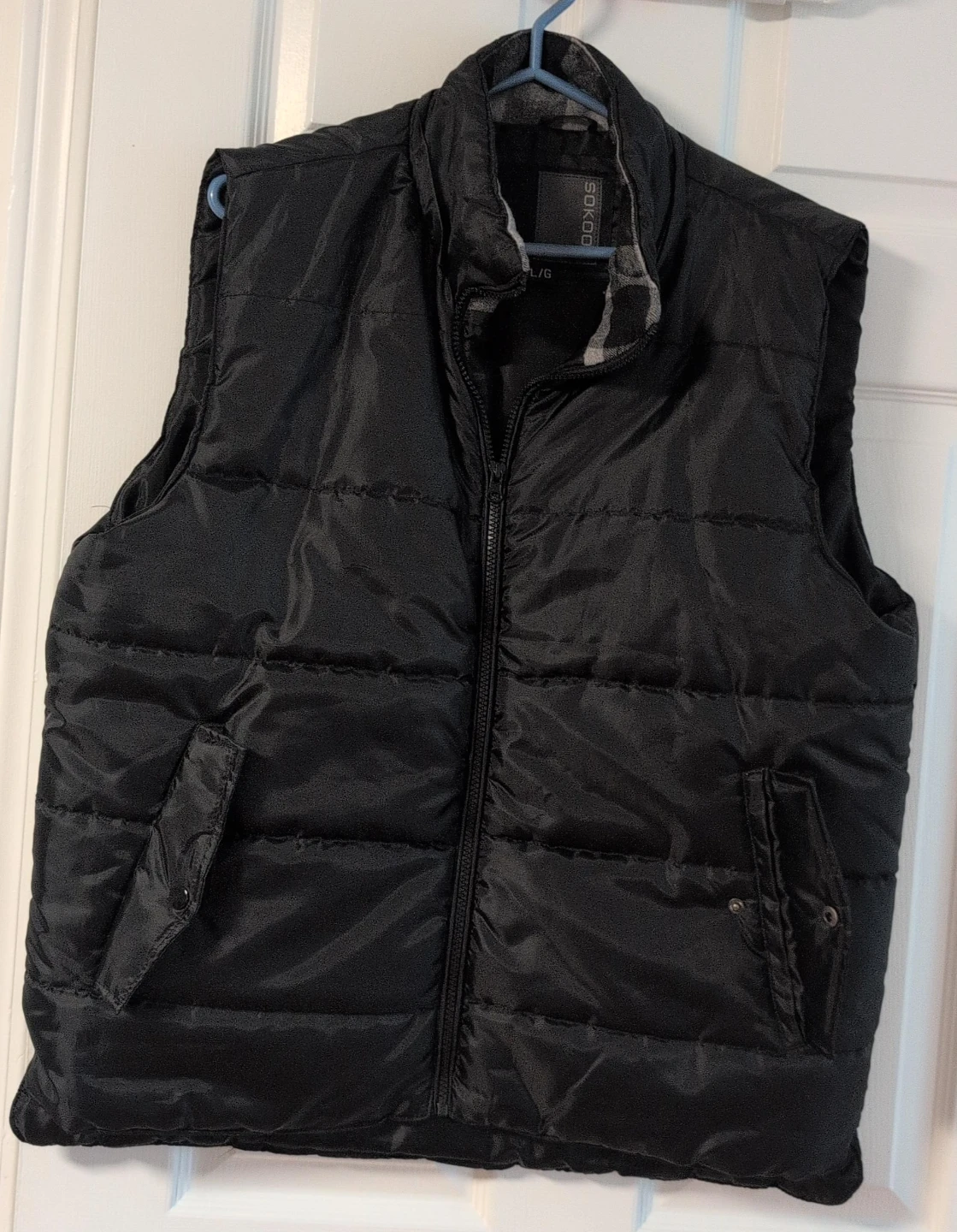 Sokoo Black Puffer Vest