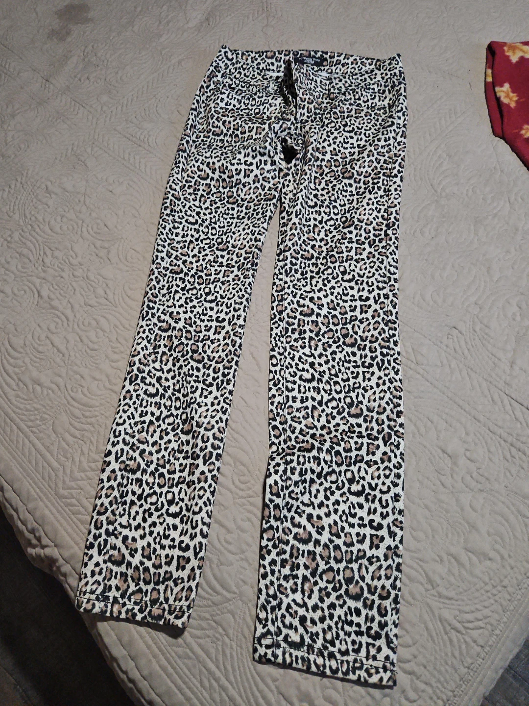 Yi Won Wang Leopard Print Pants