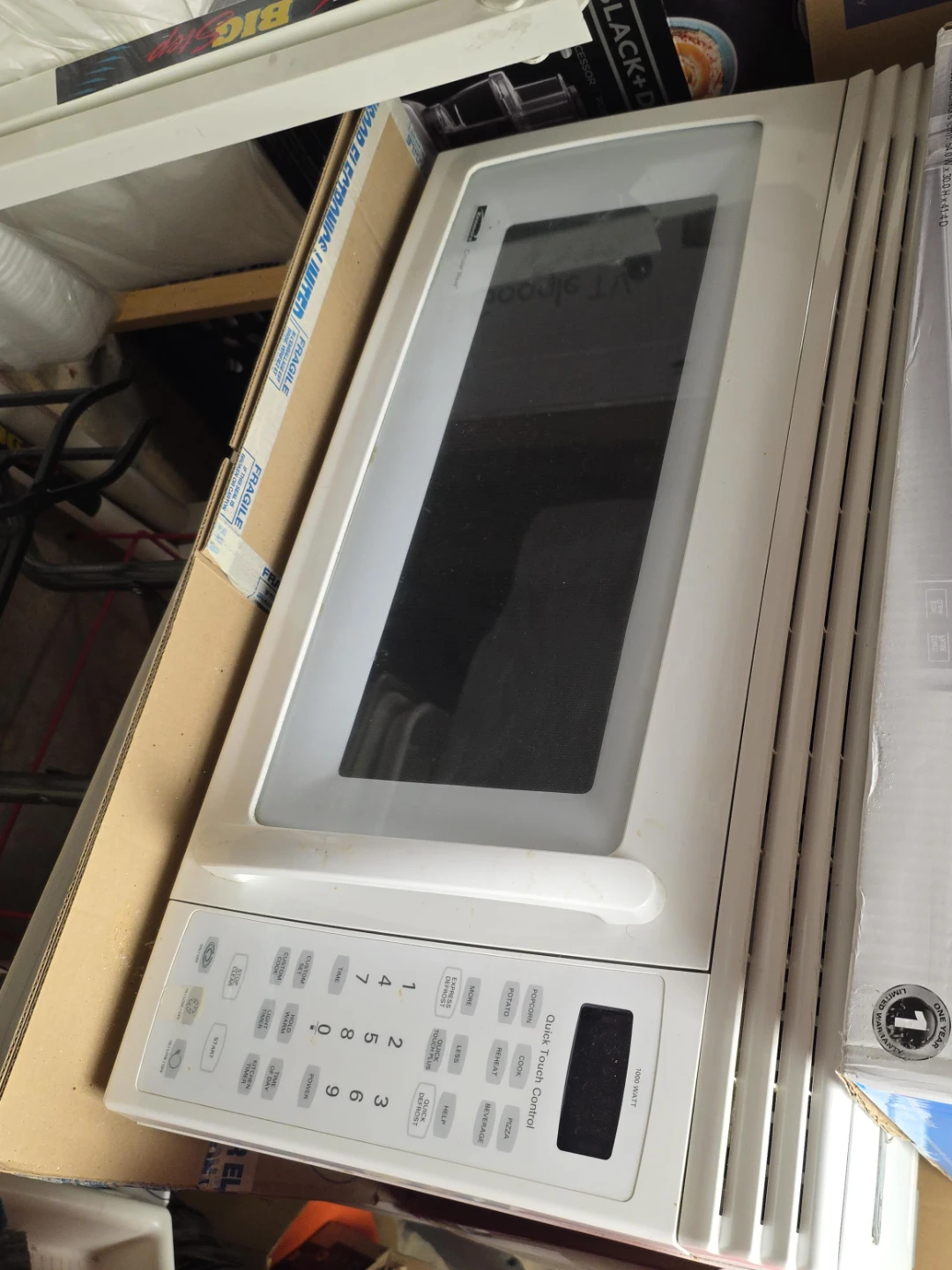 Asis White Quick Touch Control Microwave Oven