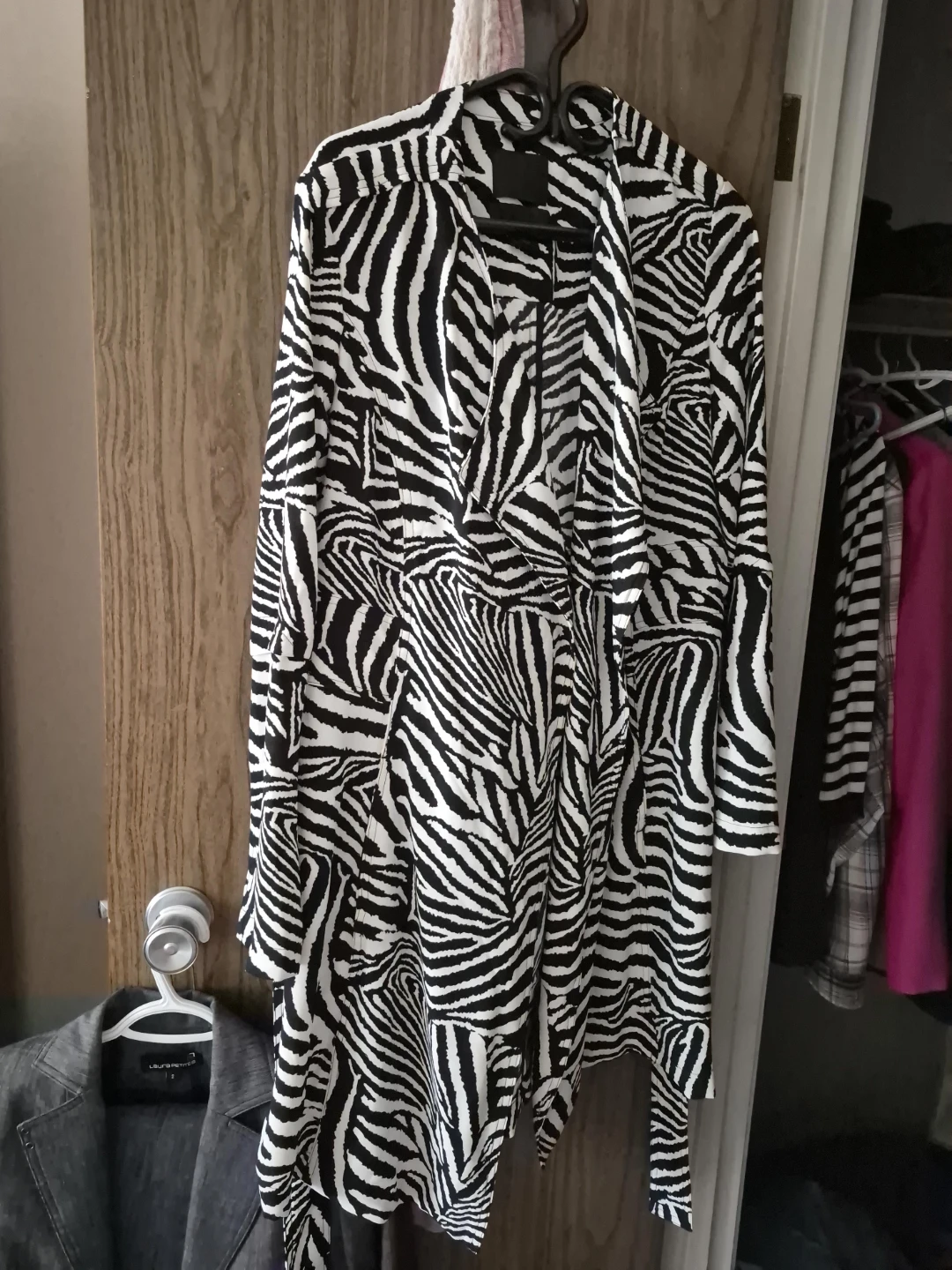 Laura Petites Zebra Print Trench