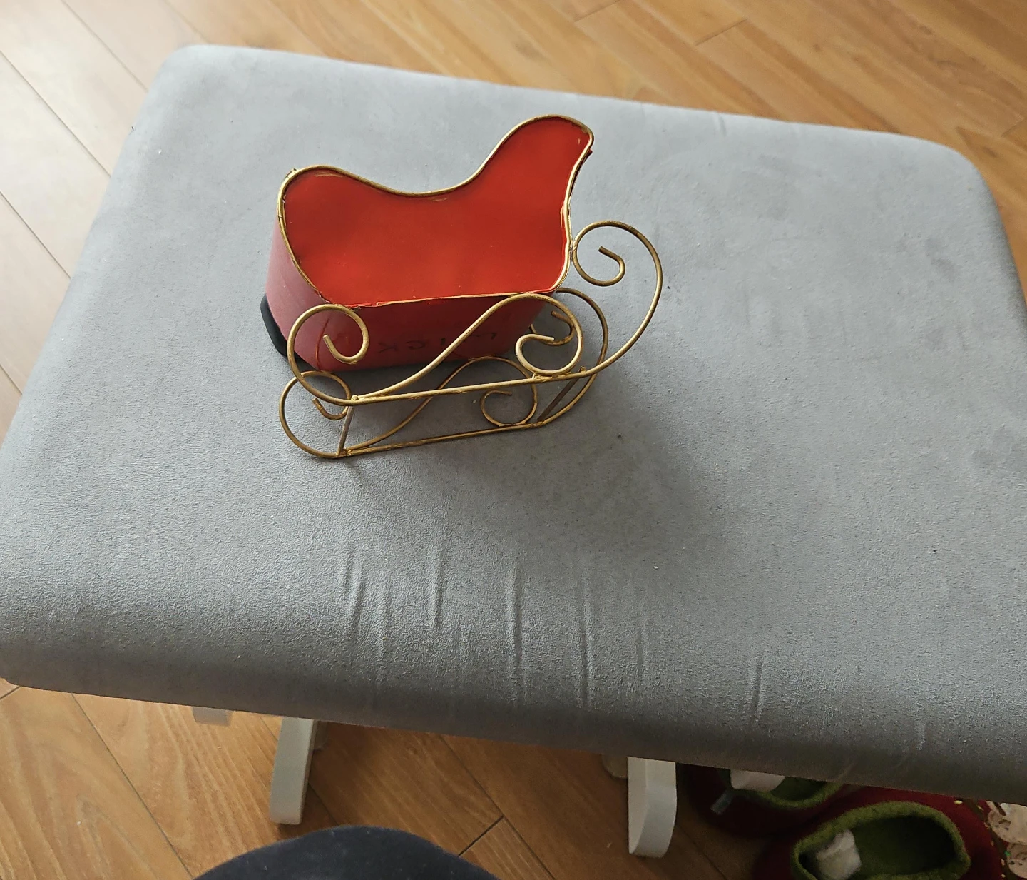 Decorative Metal Christmas Sleigh