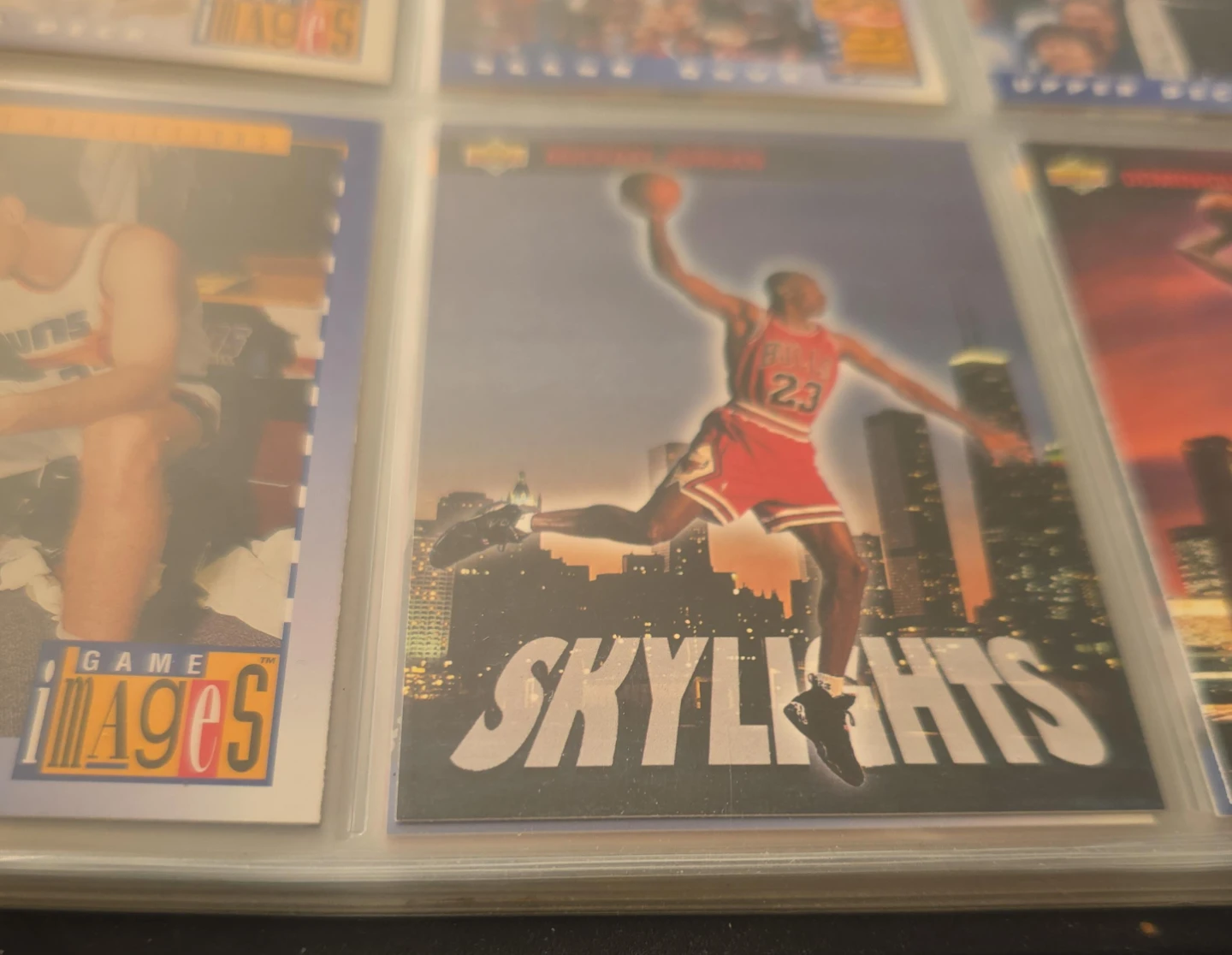 Michael Jordan Upper Deck Skylights Basketball Card