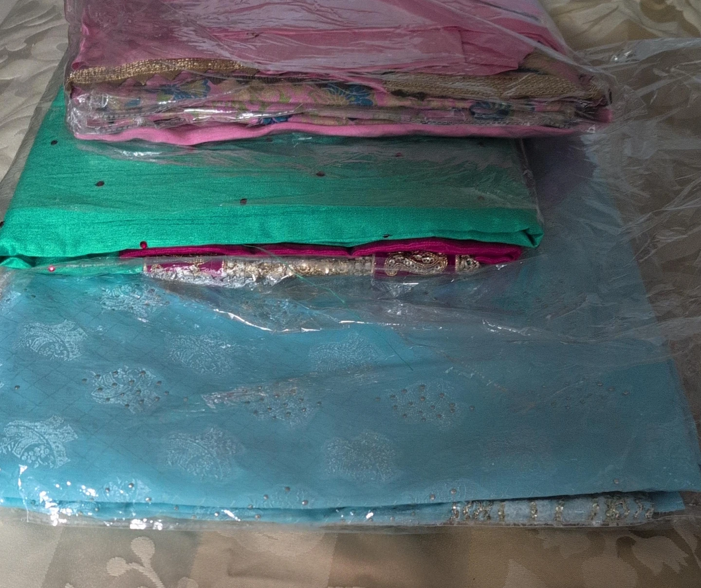 Set of 3 South Asian Sarees