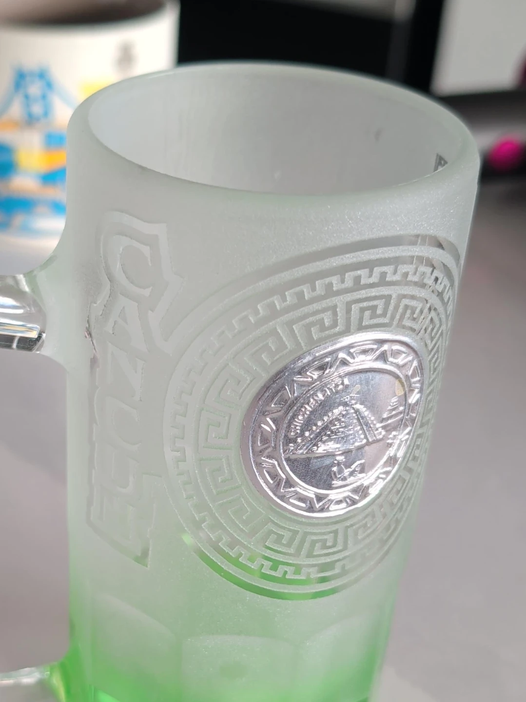 Cancun Chichen Itza Frosted Beer Mug