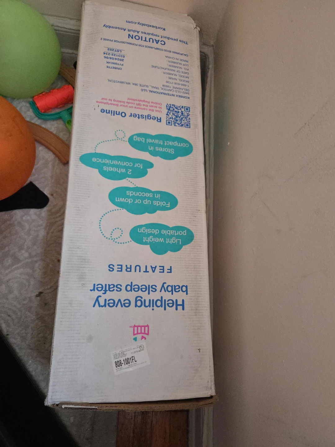 Korbex Cribette Portable Baby Crib
