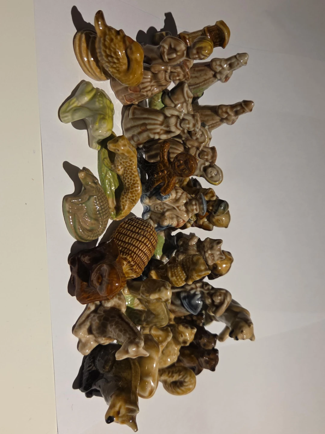 Set of 30 Wade Whimsies Porcelain Figurines