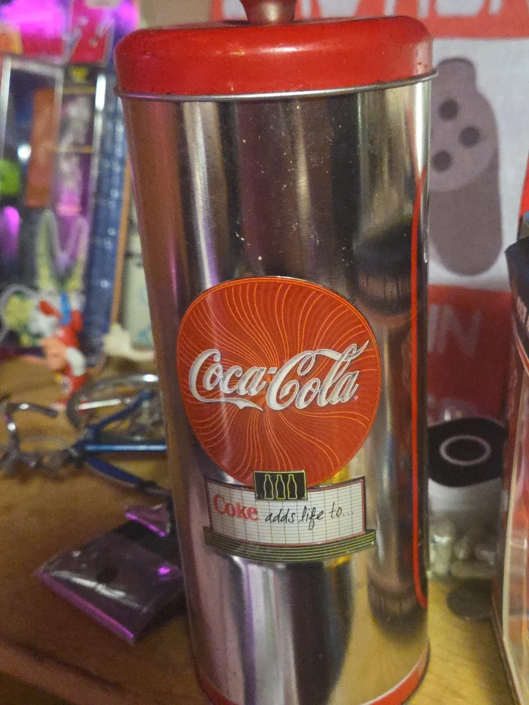 Vintage Coca-Cola Tin Container