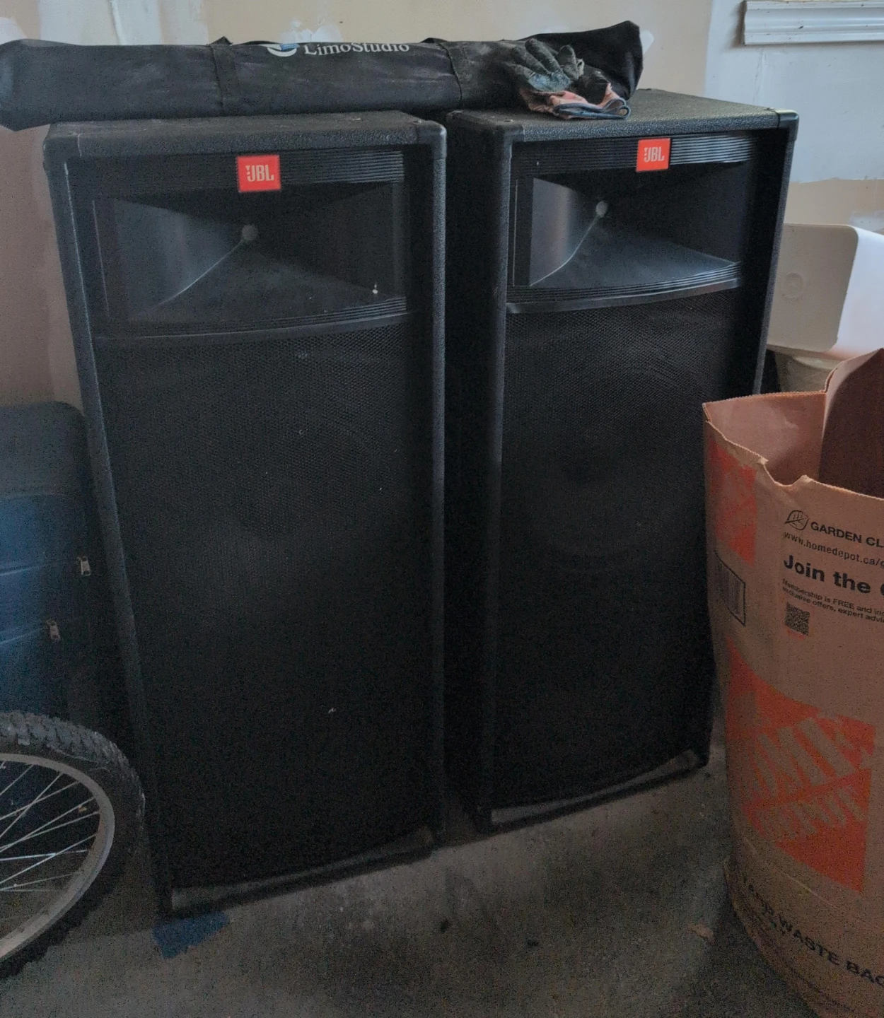 Pair of JBL TR225 Professional Speakers