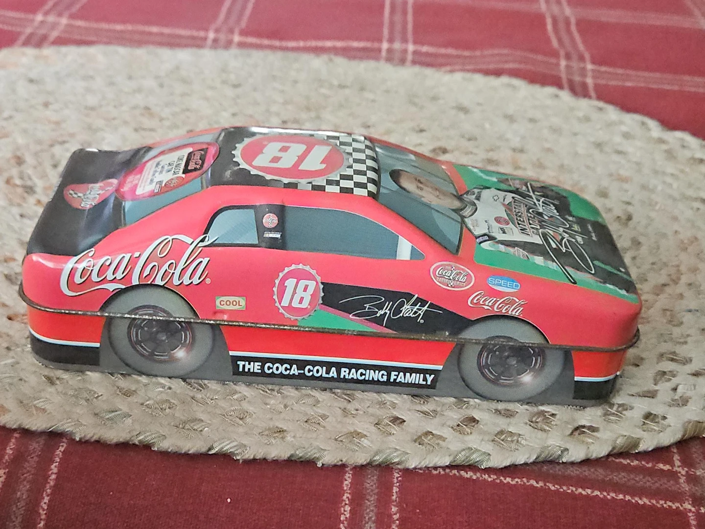 Coca-Cola Bobby Labonte #18 NASCAR Tin Car