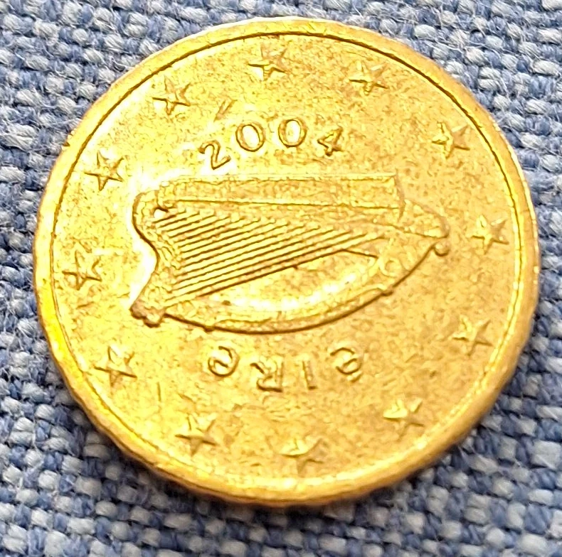 2004 Irish 10 Euro Cent Coin