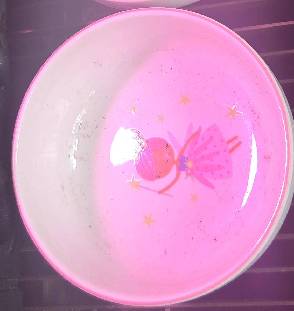 Pink Fairy Ceramic Bowl