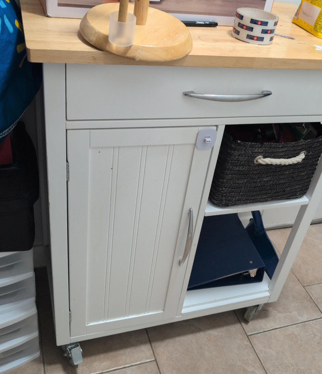 Kitchen Island Rolling Cart