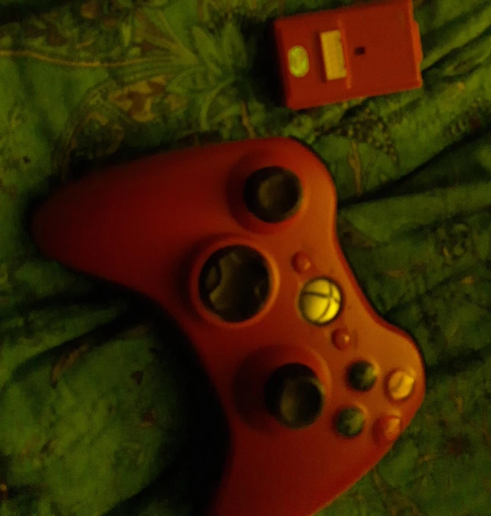 Red Xbox 360 Wireless Controller