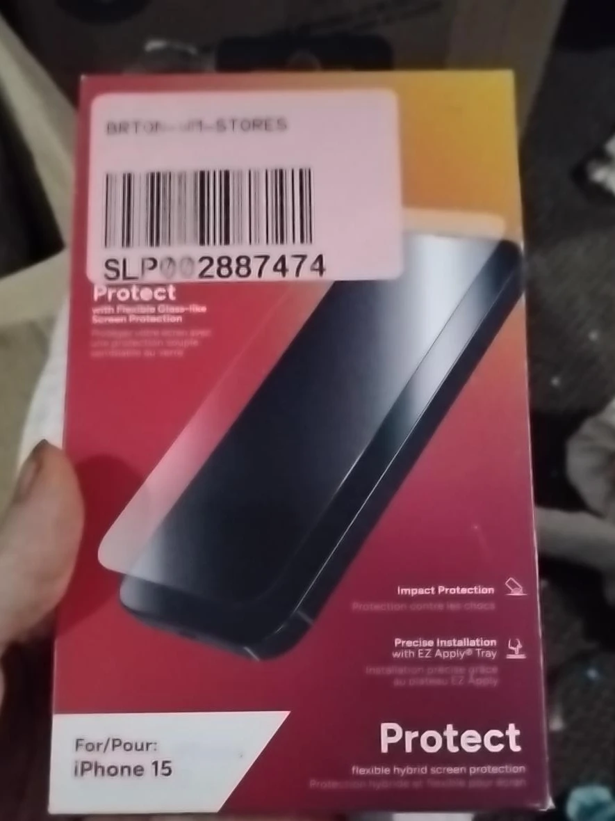 iPhone 15 Flexible Hybrid Screen Protection