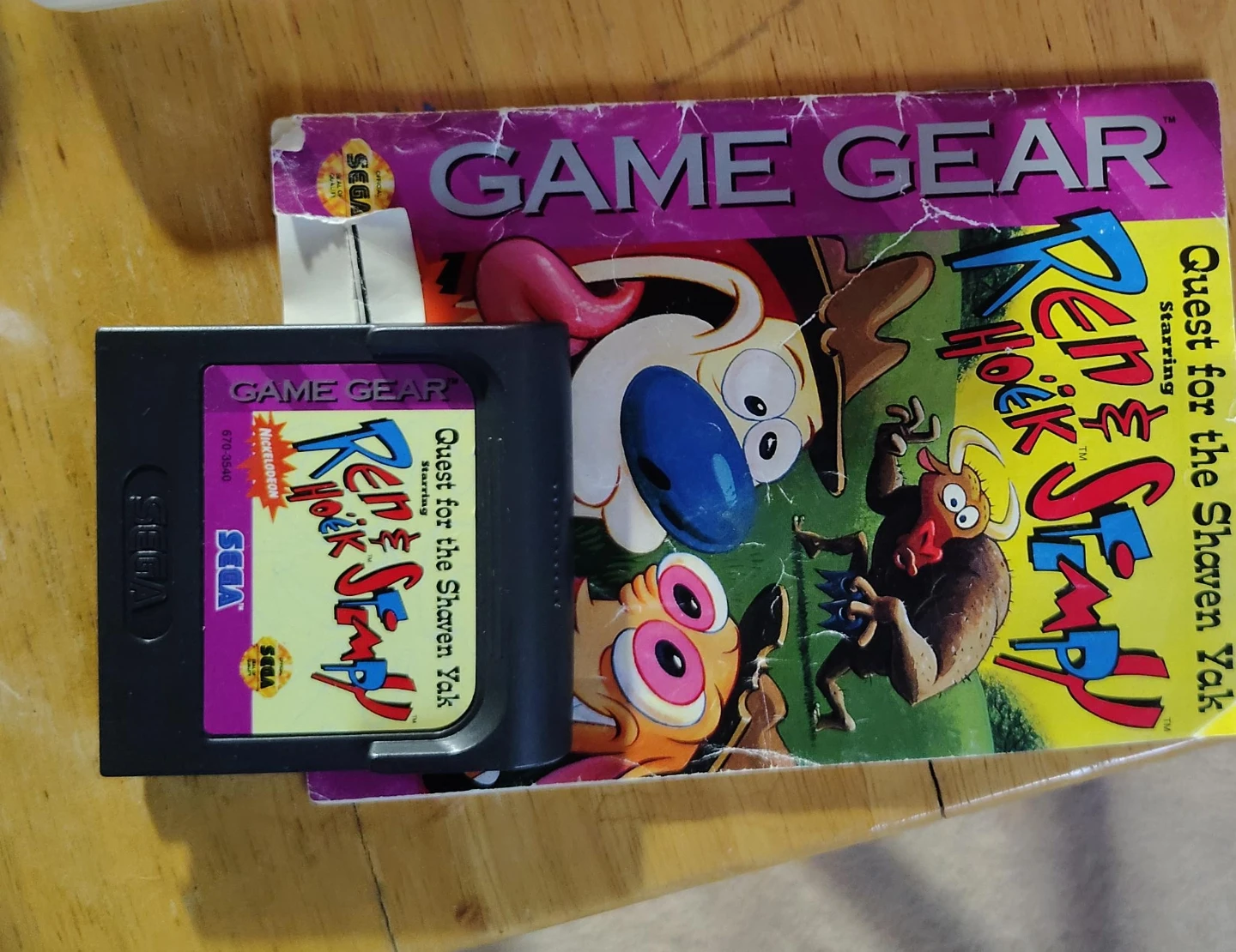 Ren & Stimpy: Quest for the Shaven Yak Game Gear Game