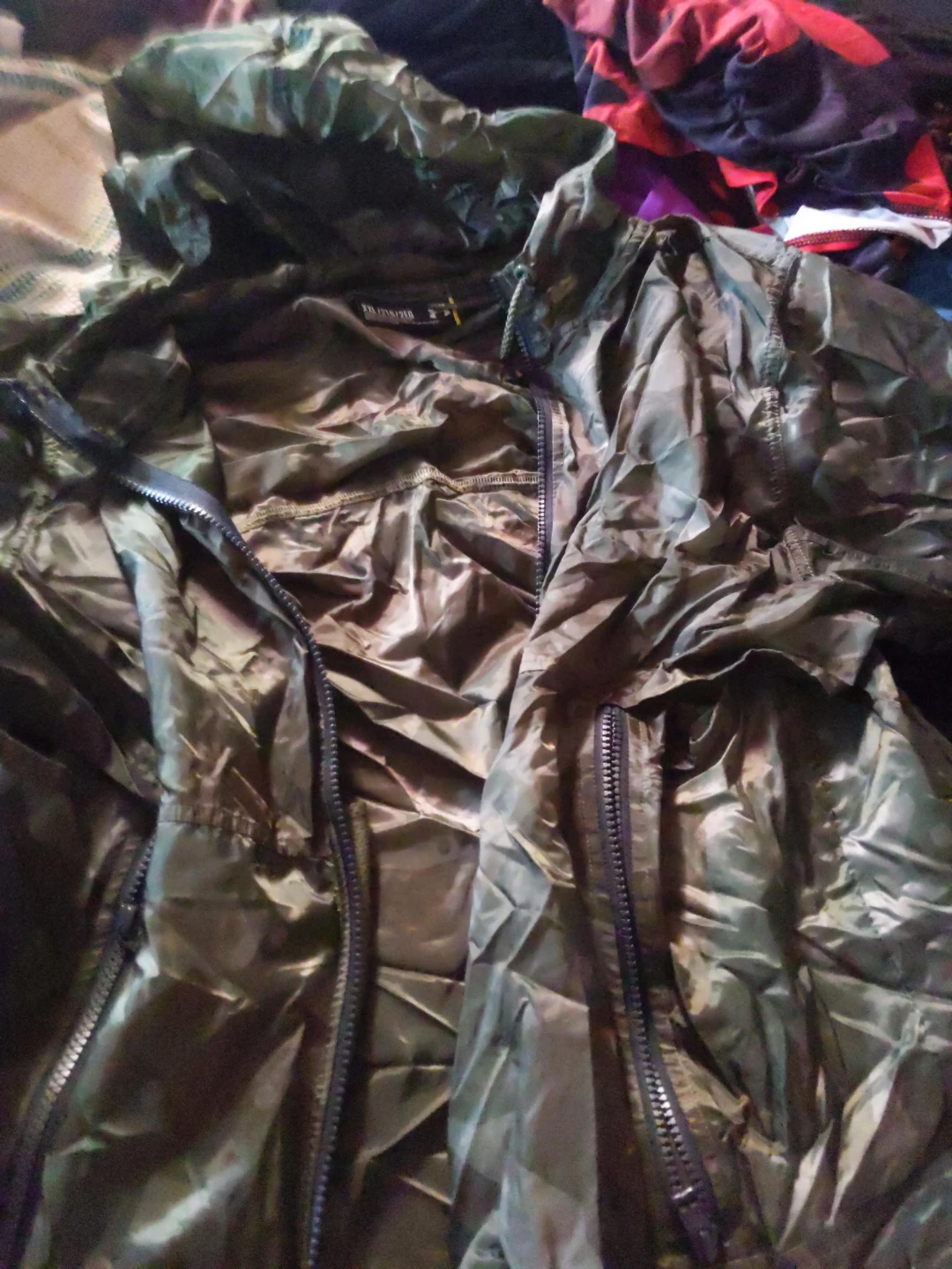 Camouflage Hooded Windbreaker Jacket