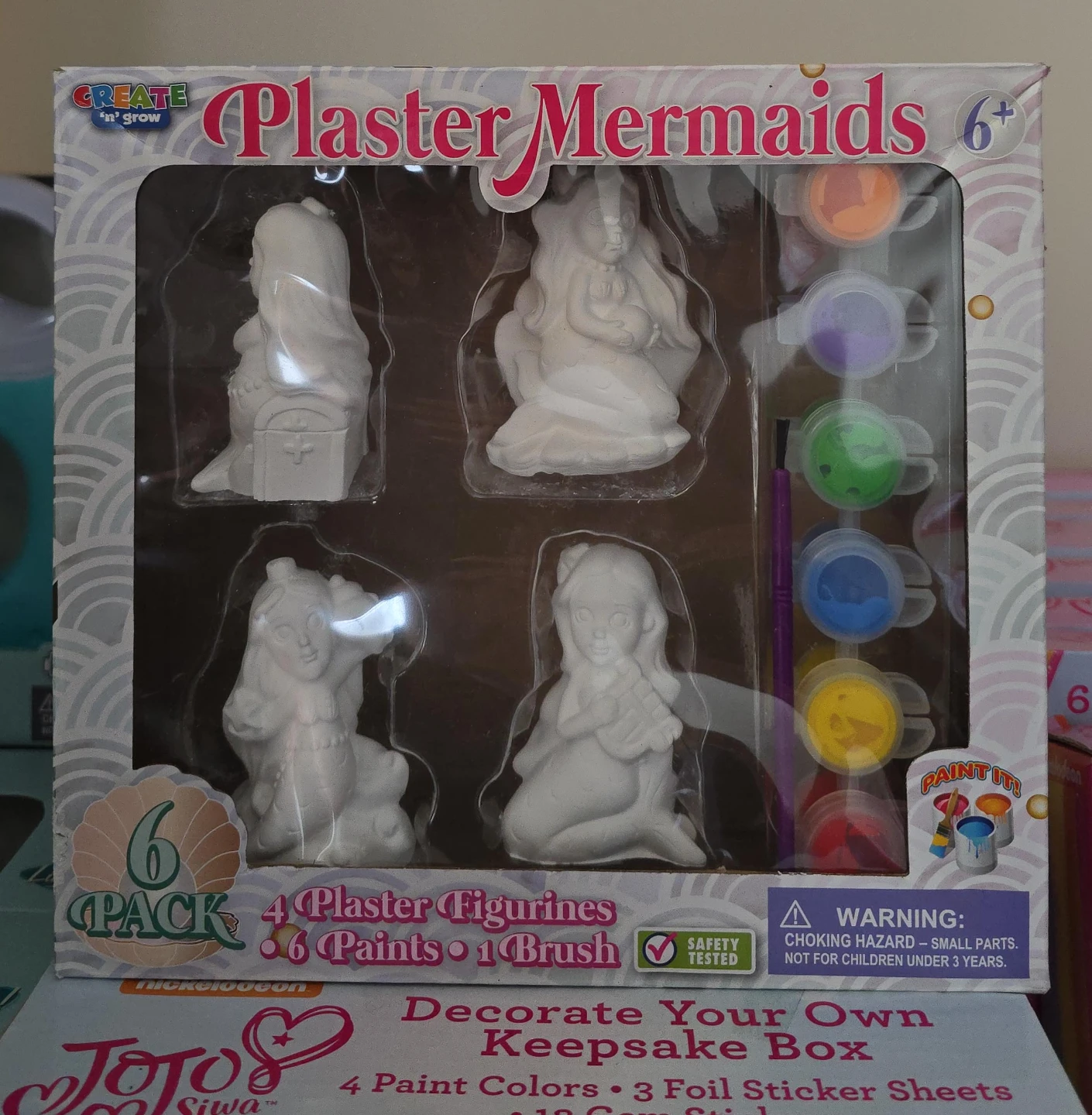 Create 'n' Grow Plaster Mermaids Craft Kit