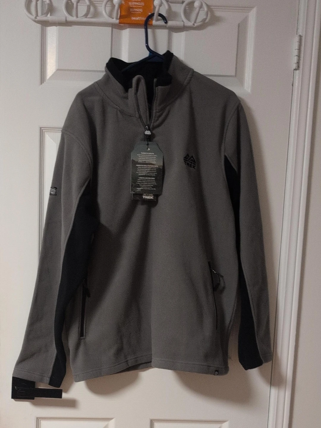 Woods Trek Grey Fleece Pullover