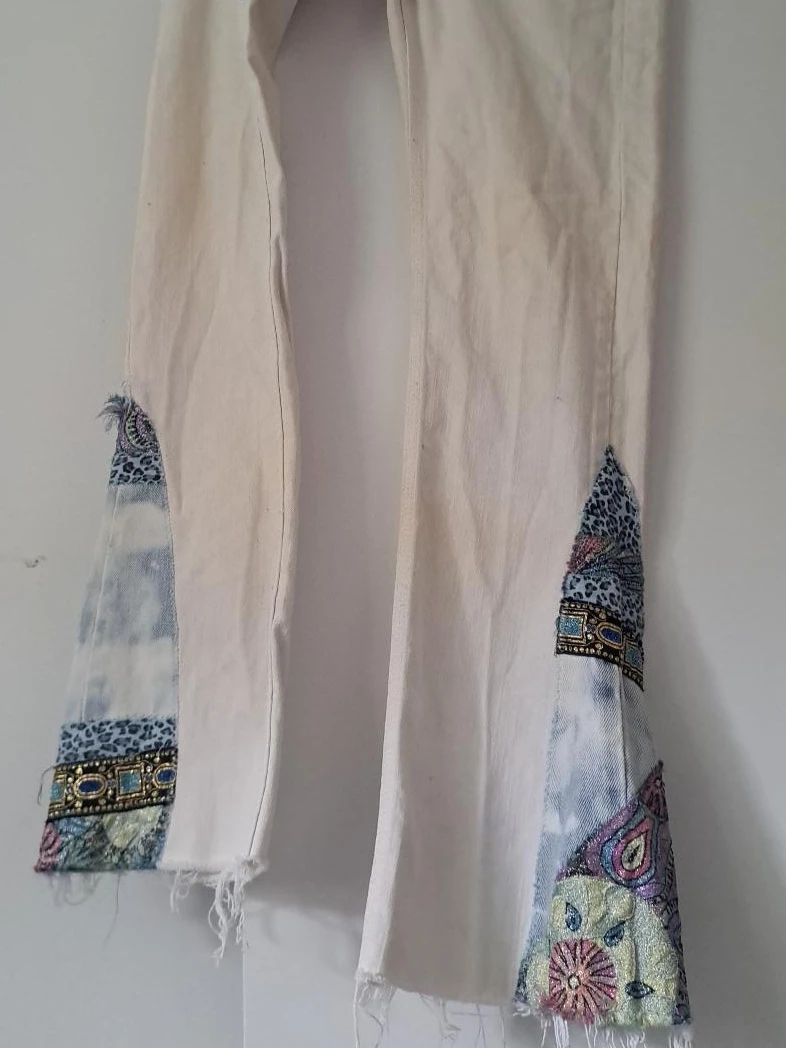 Cream vintage-style wedding or formal dress