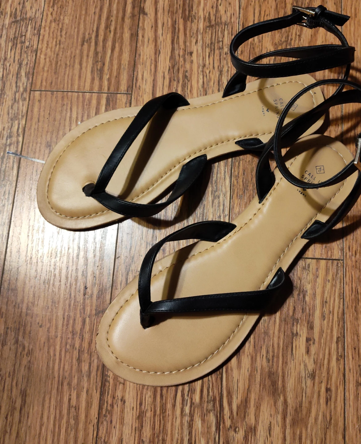 Call It Spring black sandals