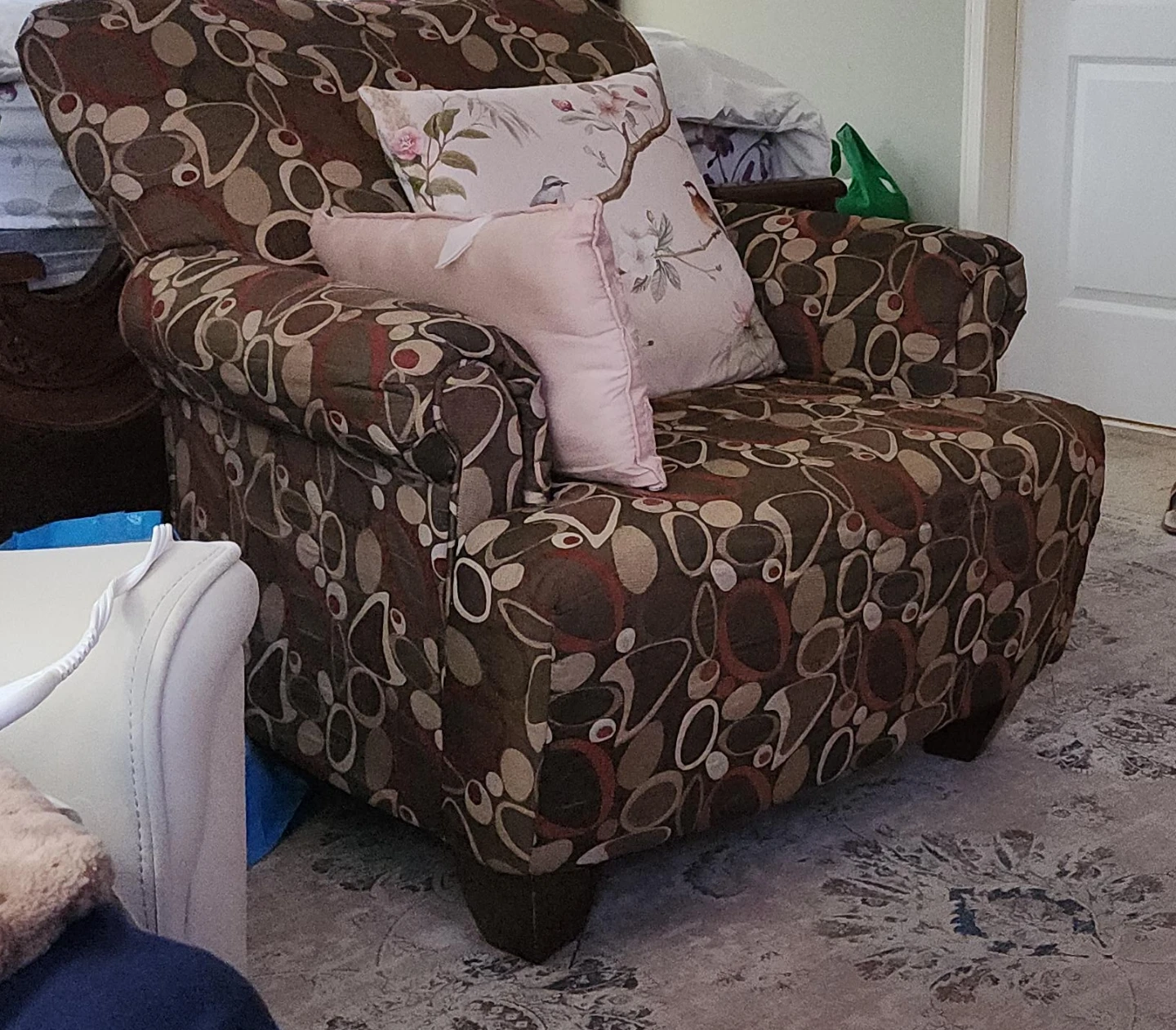 Patterned Armchair