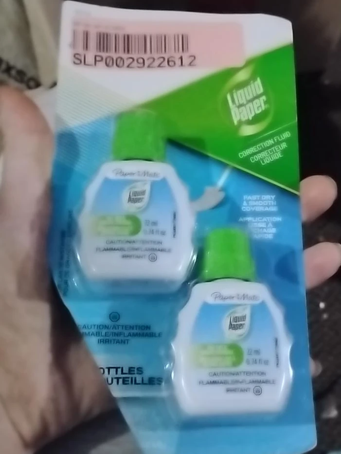 Paper Mate Liquid Paper Correction Fluid 2-Pack