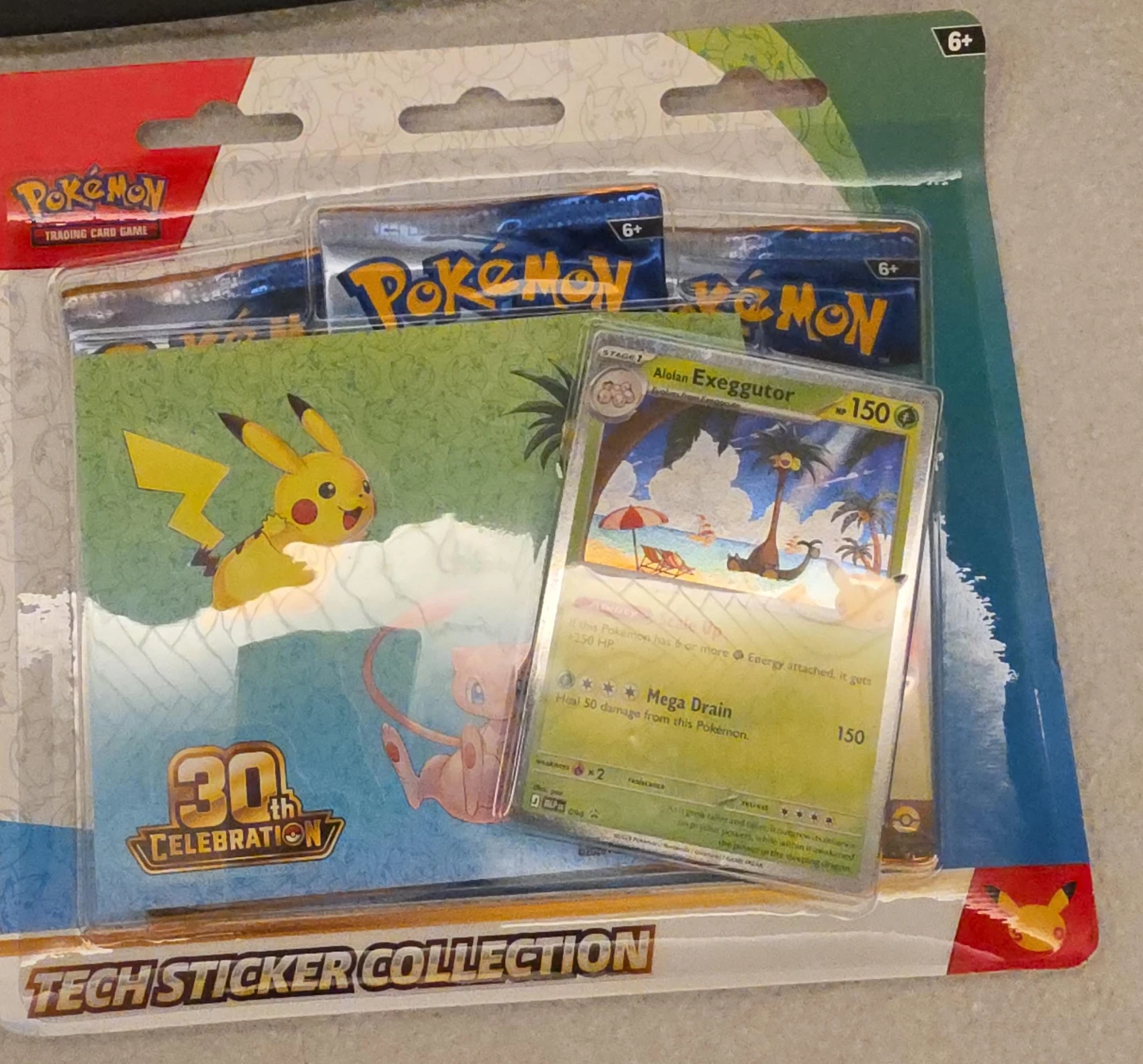 Pokemon 30th Celebration Tech Sticker Collection