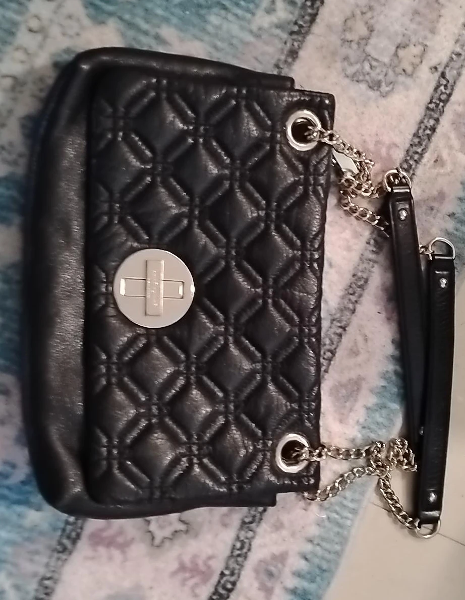 Kate Spade New York Black Quilted Crossbody Bag