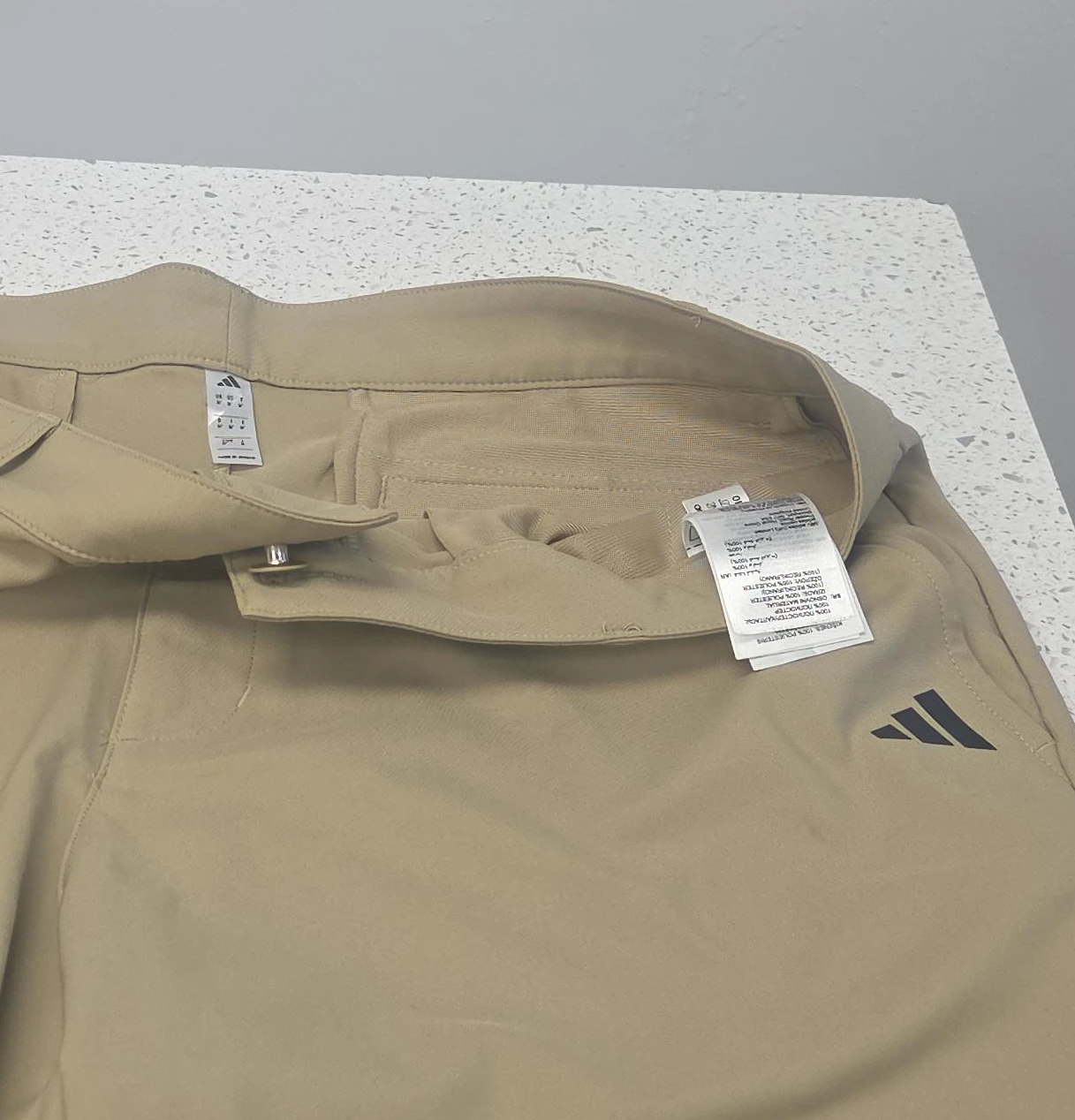 Adidas Tan Performance Golf Shorts