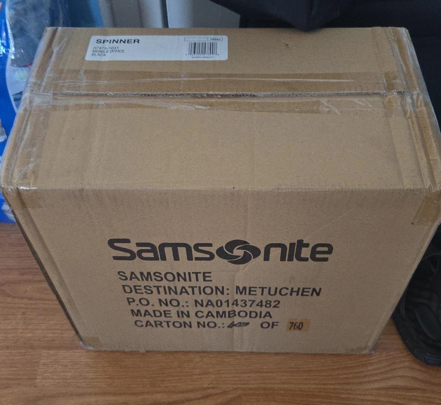 Samsonite Mobile Office Spinner Suitcase Black
