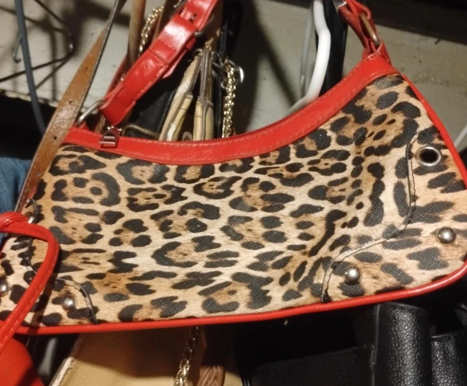 Leopard Print Shoulder Bag