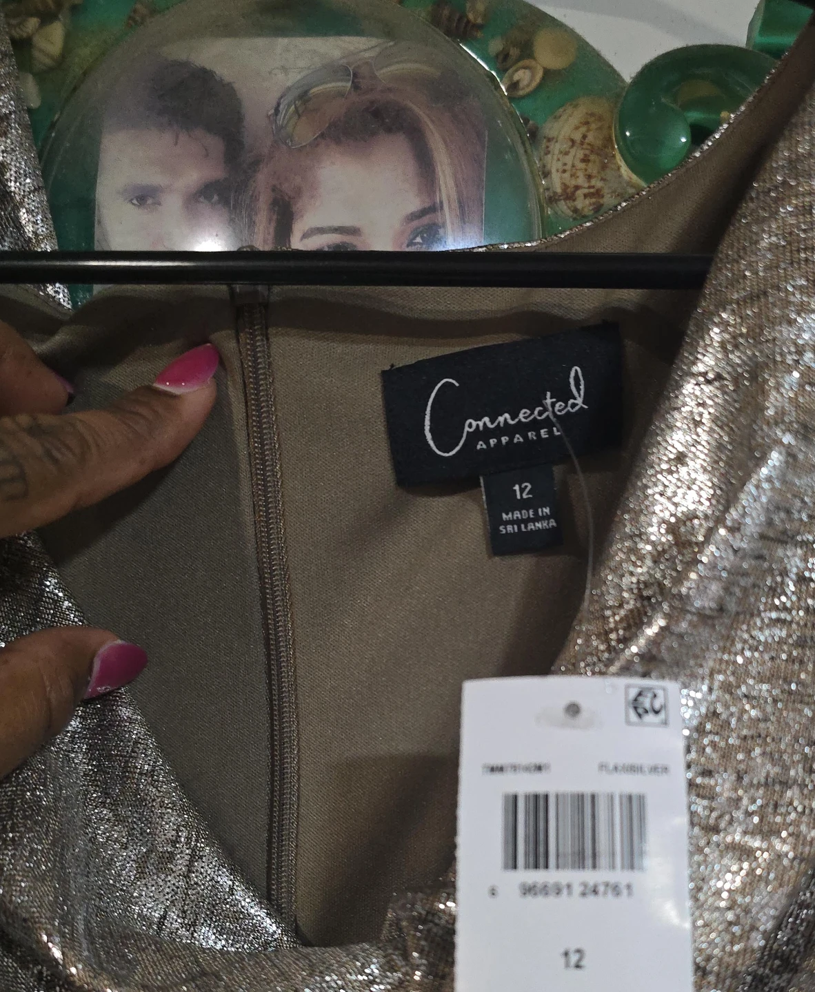 Connected Apparel Sleeveless Jumpsuit Size 12