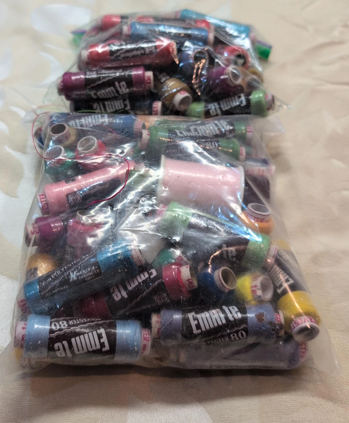 Emm Te Polyester Sewing Thread Lot