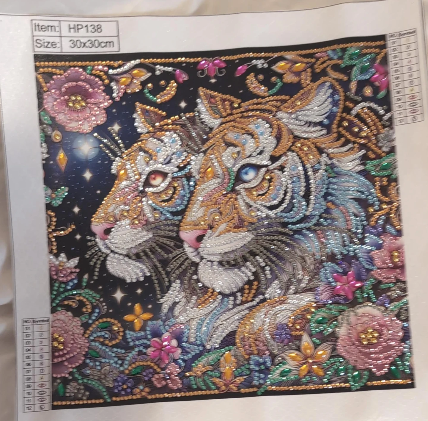 Tiger Design Diamond Painting Kit