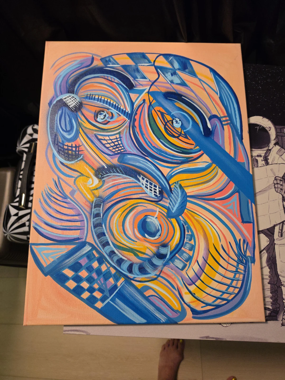 Abstract Canvas Painting