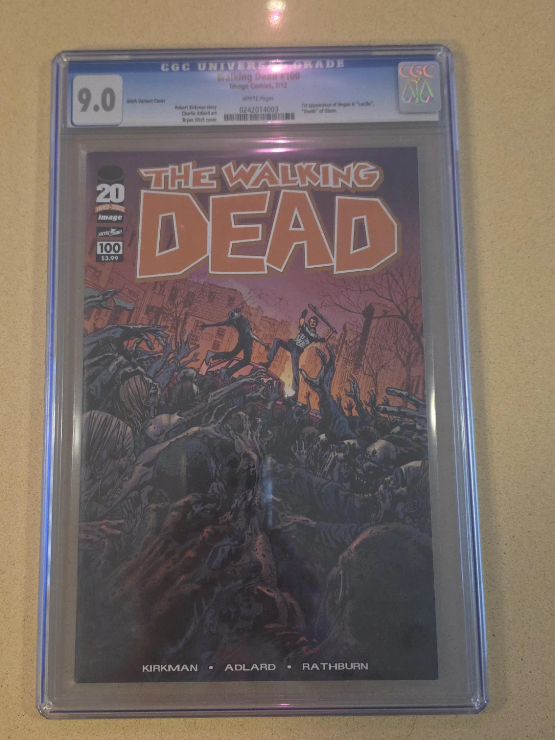 The Walking Dead #100 Comic Book CGC 9.0