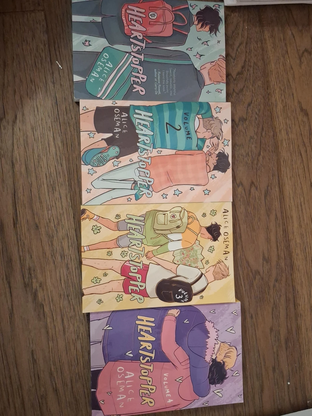 Heartstopper Volumes 1-4 by Alice Oseman